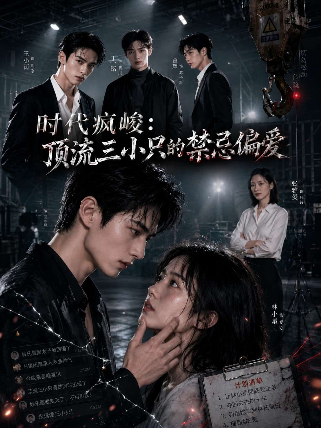 时代疯峻:顶流三小只的禁忌偏爱