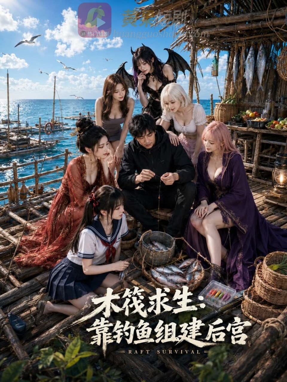 靠钓鱼组建后宫
